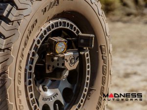 Ford Bronco Light Upgrade - Spare Tire Carrier Pod Mount - M12x1.5 Lug Nuts